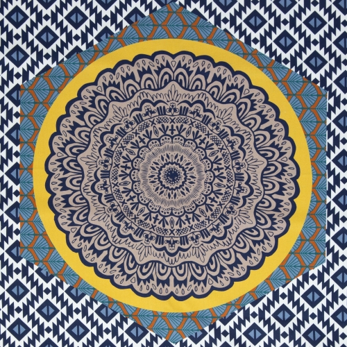 Canvas Swafing -  Pillow Party 2023 - Bunt/Mint - by Jolijou - Panel